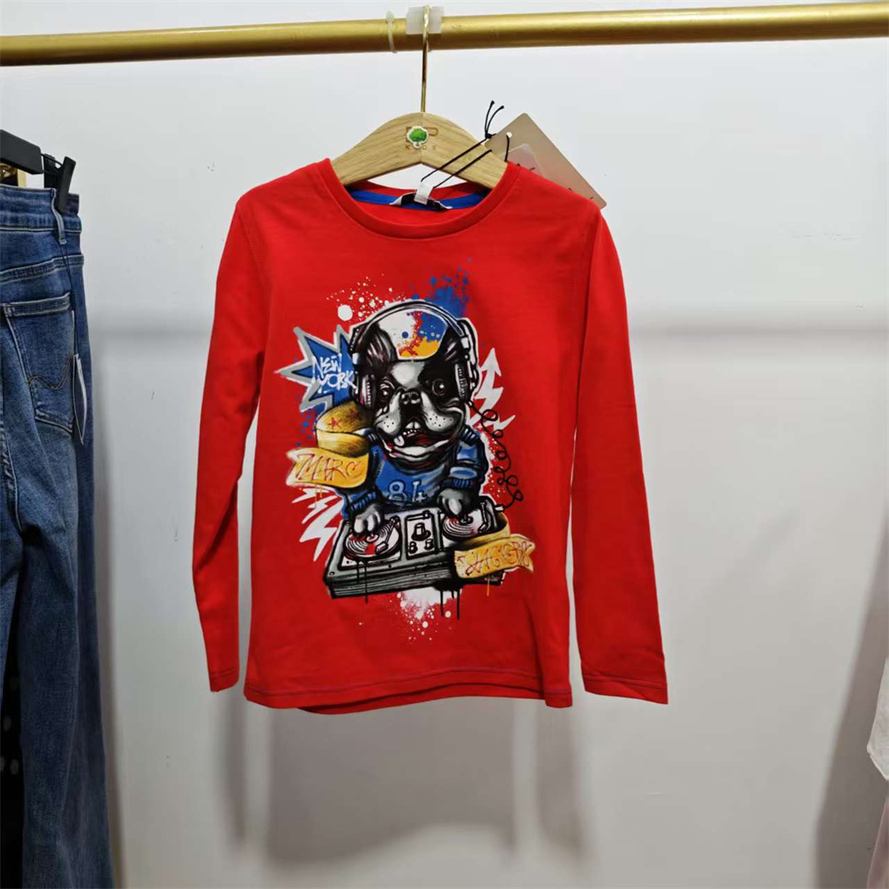 120码littlemarcjacobs男童童装纯棉时尚休闲t恤vbcic5348a