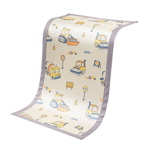 儿童冰丝凉席幼儿园专用床婴儿午睡席子夏季小宝宝可用藤草席定制