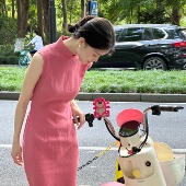 树莓粉 德隆汉麻 无袖 改良长款 长裙显白 Ti提提 旗袍中式 宁宁