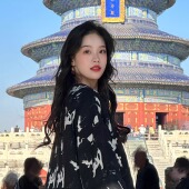 踏雪 上衣国风短款 黑色 猫猫改良倒大袖 秋冬气质 新中式 Ti提提