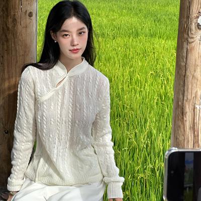 提提旗袍温柔阔羊毛混纺