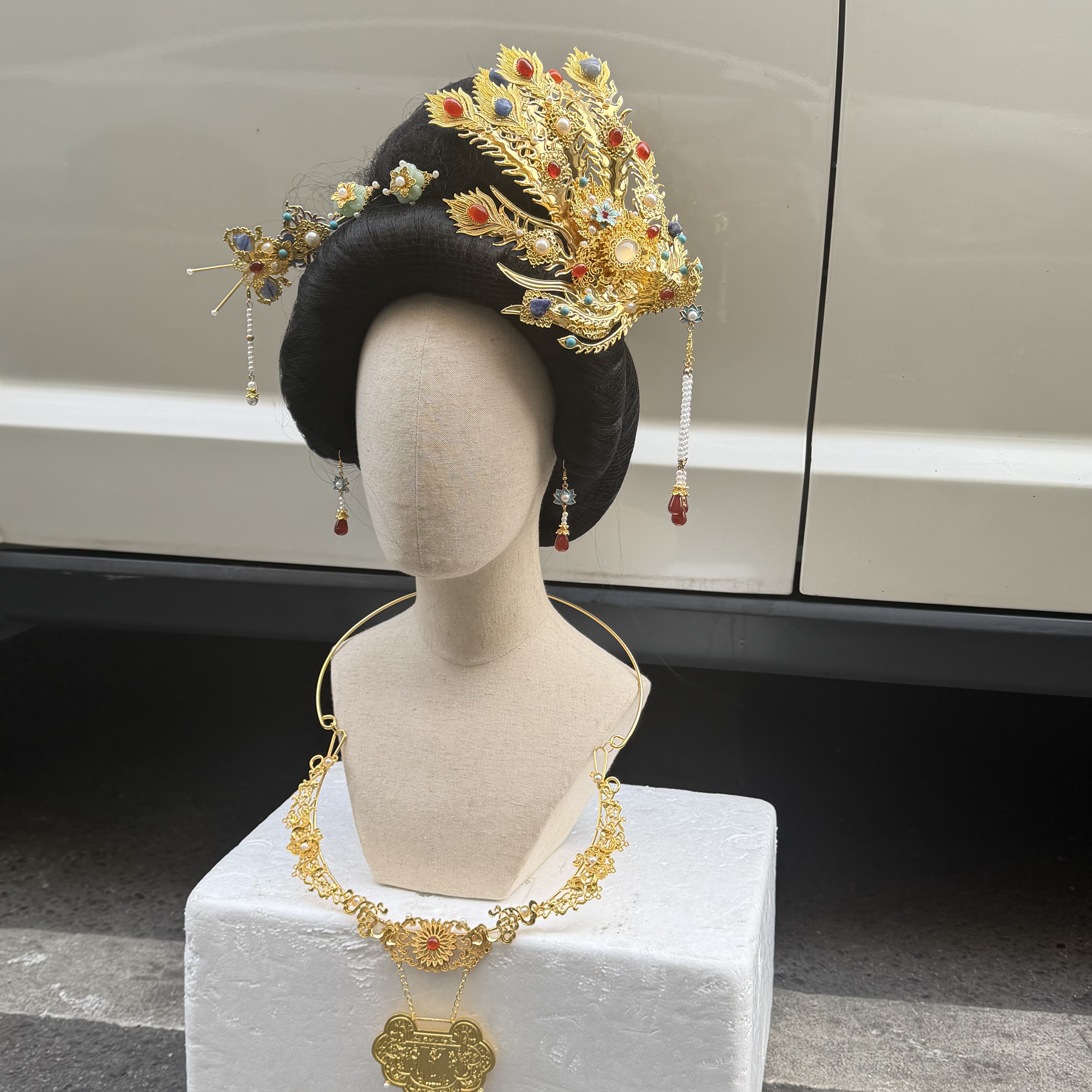 【霜翎阁】正凤凰偏凤套装汉服明制87红楼梦同款发簪配饰品{宝钗},饰品/流行首饰/时尚饰品新,发饰,淘宝优惠券,粉丝福利购,淘宝优惠卷