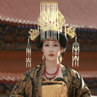 【霜翎阁】冕旒发冠武则天唐风汉服钗发簪套装古风发饰品｛武曌｝