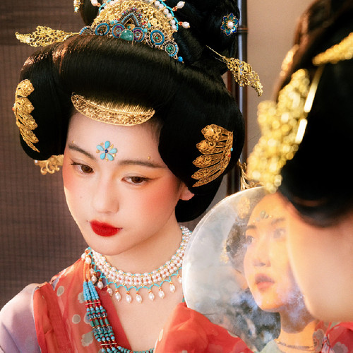 汉服插梳发簪供养人插梳古风