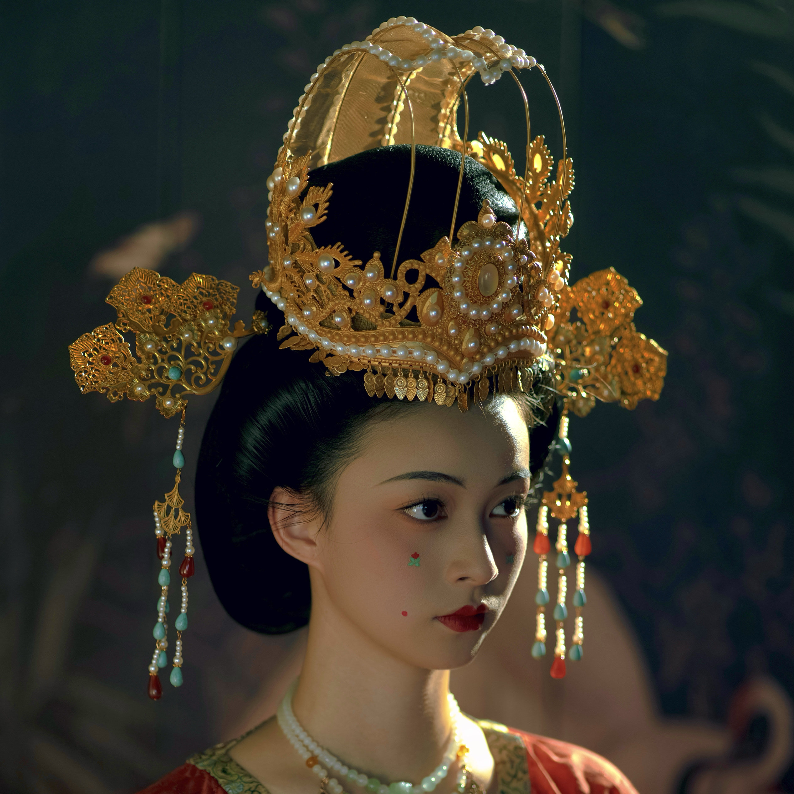 【霜翎阁】唐制女官帽子汉服幞头首服壁画衍生圆领袍{上官婉儿}