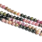 Myatou semi-finished DIY natural tourmaline beaded handmade jewelry accessories natural Crystal loose beads