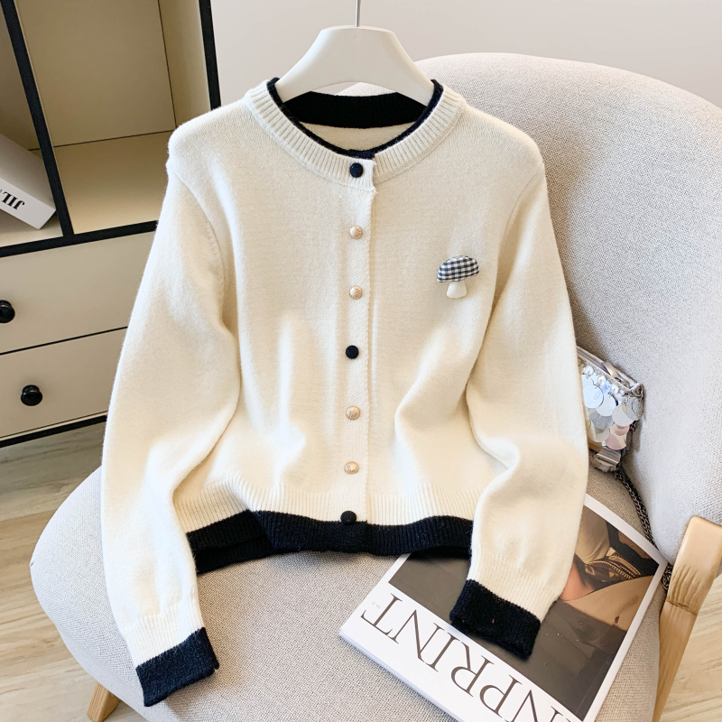 毛衣外套女2025新款春装韩系穿搭针织开衫宽松超好看上衣,女装针织衫/毛衣,衣嘉衣服饰 毛衣外套女2025新款春装韩系穿搭针织开衫宽松超好看上衣,女装针织衫/毛衣,衣嘉衣服饰