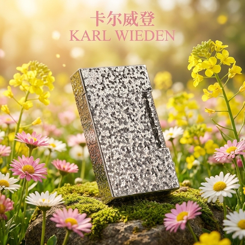 KW卡尔威登朗声煤油打火机高级送男友生日礼物碎星黑礼盒装情人节