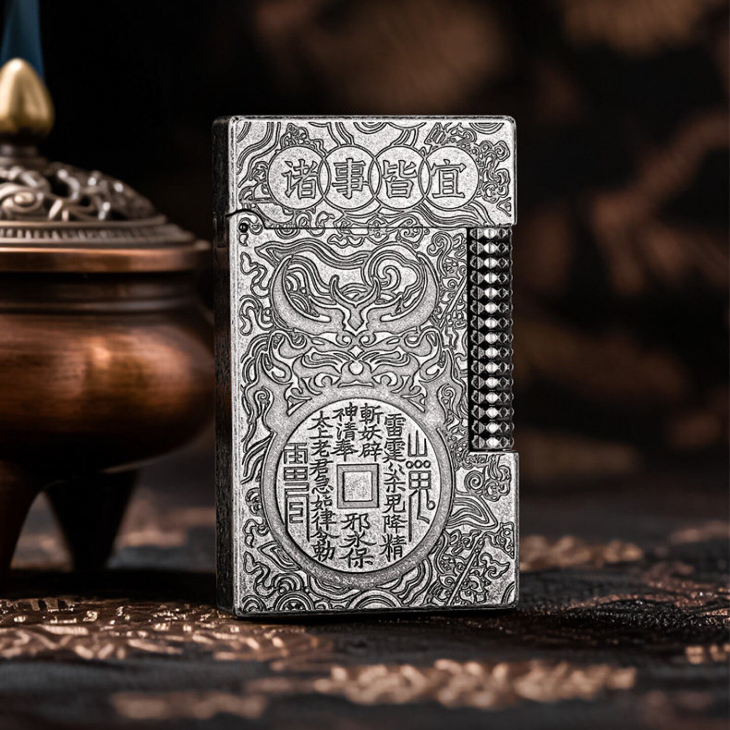 KW卡尔威登朗声煤油打火机古银诸事皆宜送男友生日礼物商务男生kw