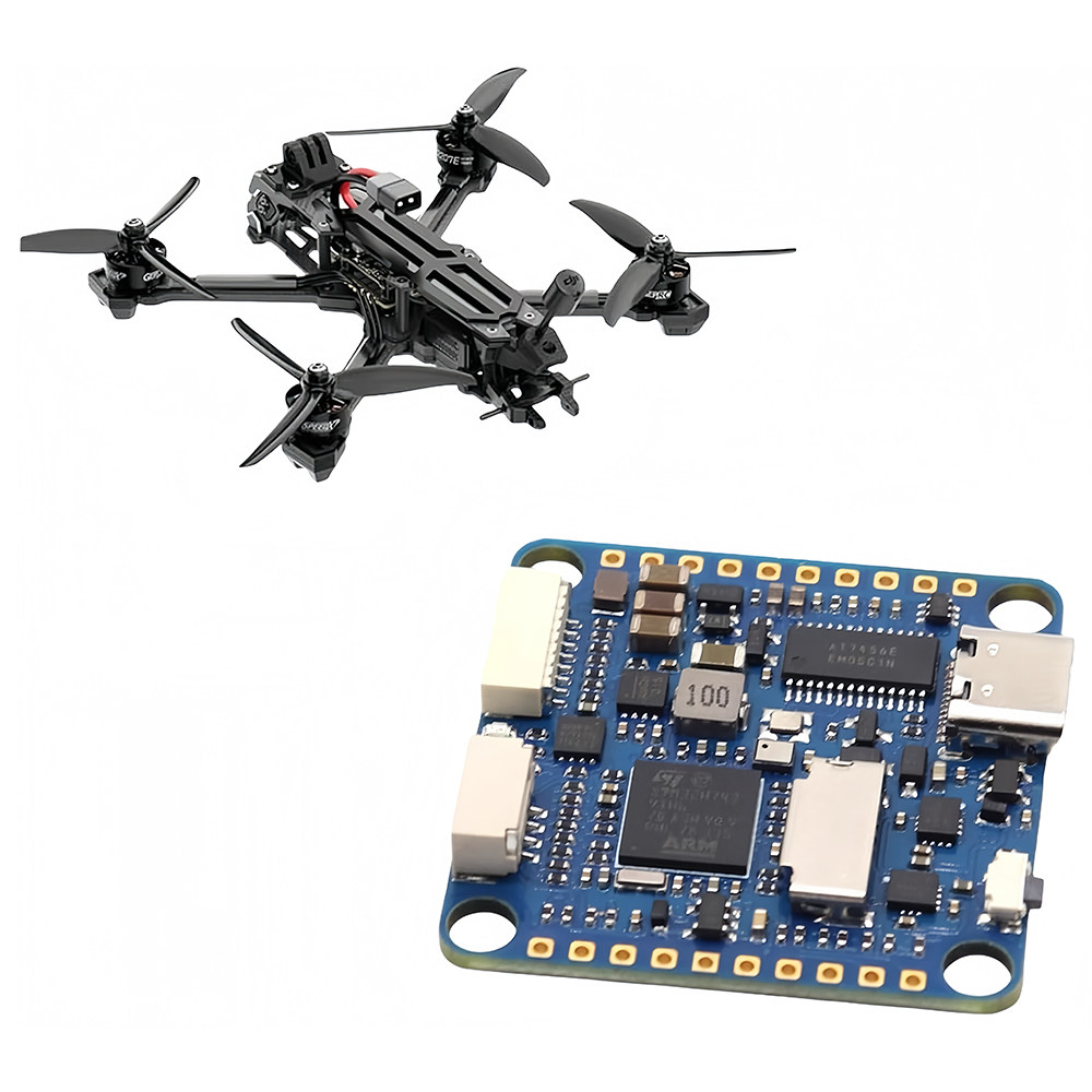 H743 SLIM V3飞控 2-8S FPV穿越机支持ArduPilot/BetaFlight/INAV - 实物图