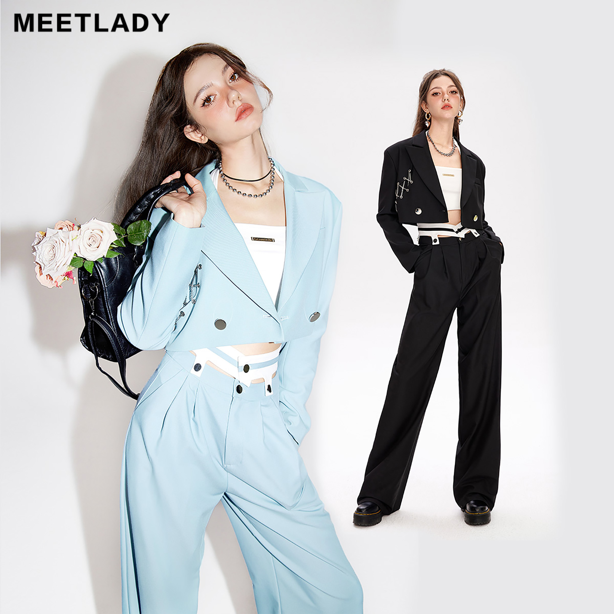 短款西服MEETLADY/米莱达