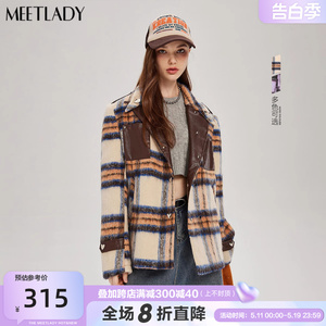 设计呢大衣MEETLADY/米莱达