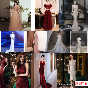 西安 年会礼服 主持礼服 宴会礼服 伴娘服 艺考服 敬酒服  礼仪服