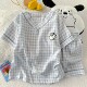 夏季 套装 云朵棉睡衣女夏款 短裤 卡通可爱少女可外穿家居服 短袖 新款
