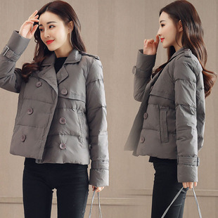 女装 秋冬季 时尚 深依度2023秋冬装 棉衣外套 大码 百搭短款 8920 新款