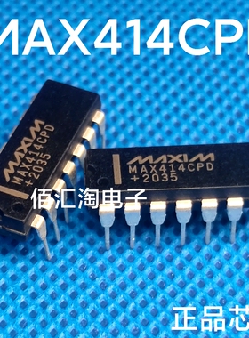 全新 MAX414  MAX414CPD 进口正品 低噪音低电压精密四运放PDIP14