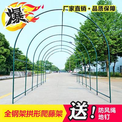 钢管大棚骨架花架暖房温室花房架子花园庭院蔷薇百香果葡萄爬藤架 虎窝淘