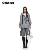 设计 24ANS LTD已有10年专注于做服装 辫子可拆毛衣