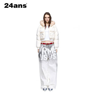 立体口袋羽绒服黑 设计 白 LTD已有10年专注于做服装 24ANS