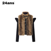 可拆卸衣袖 24ANS LTD 针织环保皮草