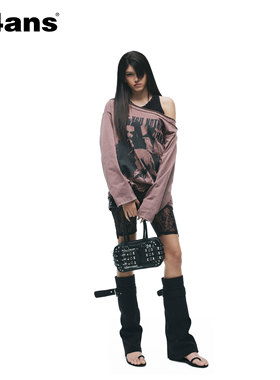 24ANS LTD 朋克grungeT恤⑴炒盐洗水⑵xx丝网印⑶多种穿法