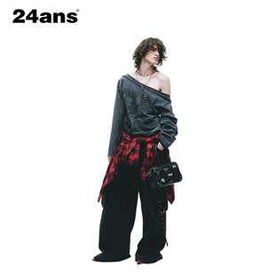 24ANS LTD 朋克grungeT恤⑴炒盐洗水⑵xx丝网印⑶多种穿法