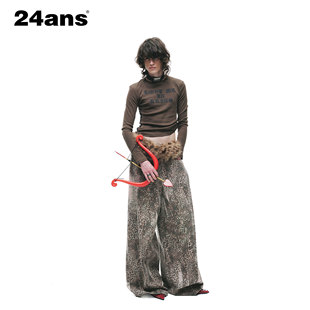 24ANS LTD 朋克grunge牛仔⑴精炒盐工艺⑵定制斑驳面料⑶oversize