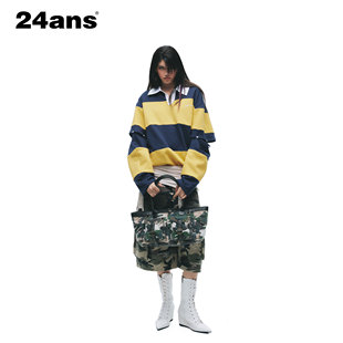 24ANS LTD 副线TMN 朋克T恤 ⑴拆卸多穿⑵结构面料拼接⑶oversize