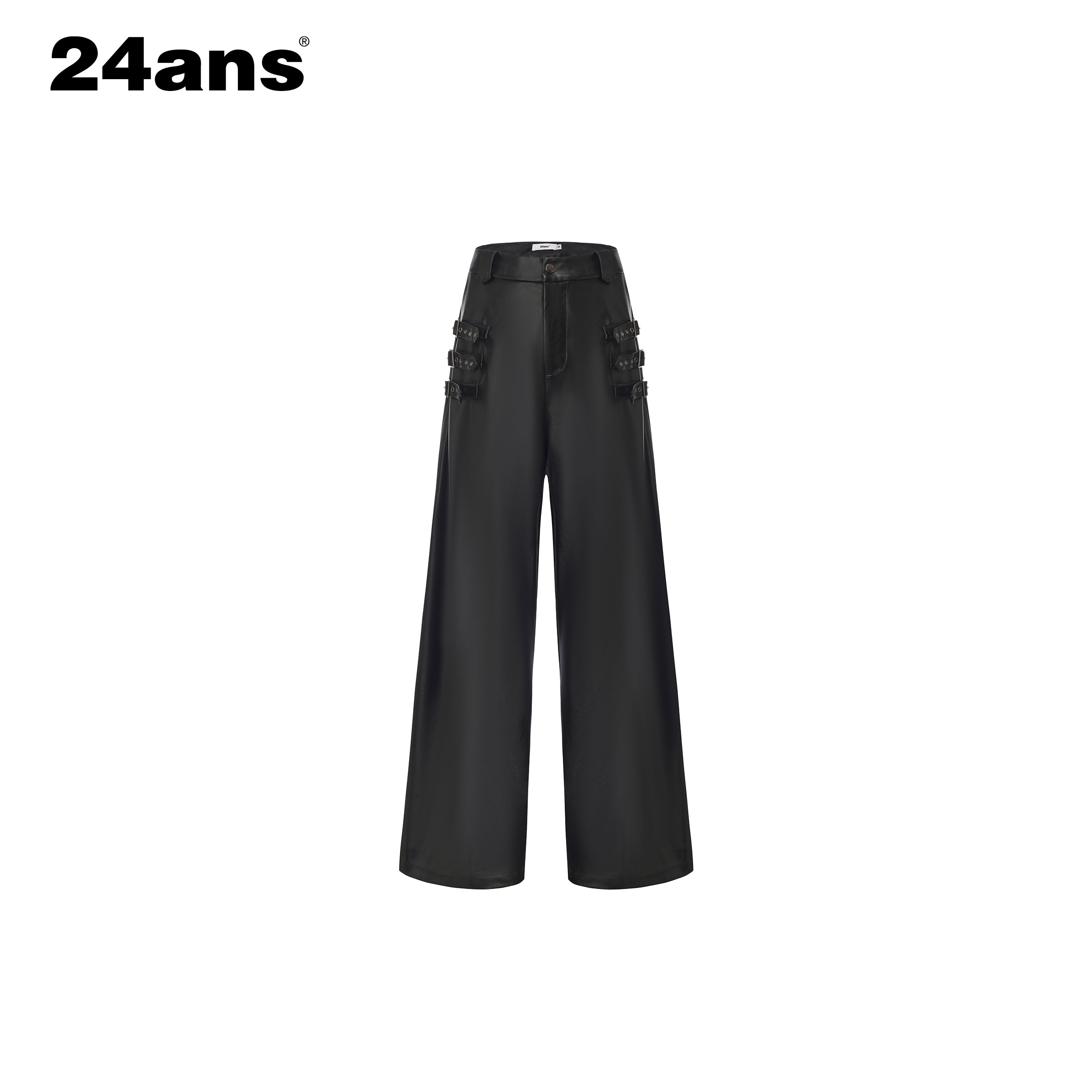 24ANS LTD 经典阔腿皮裤