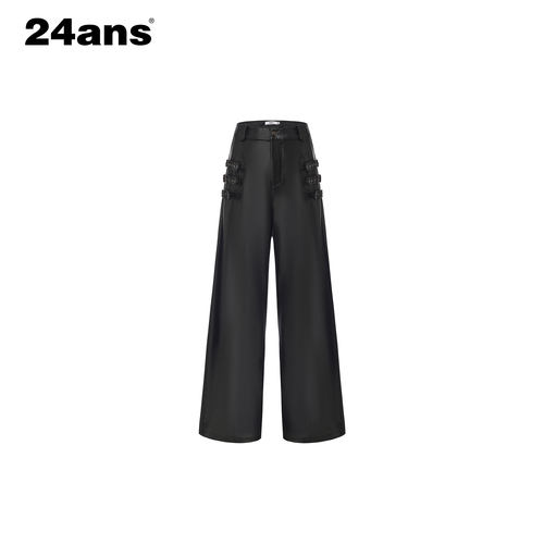 24ANS LTD 经典阔腿皮裤