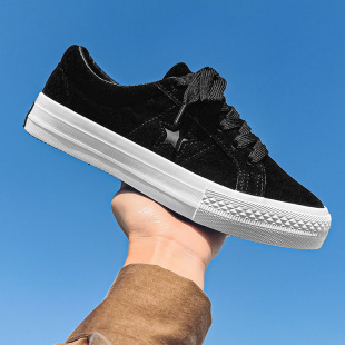 女情侣简约百搭休闲运动鞋 星星帆布鞋 ulzzang街拍经典 2026年韩版