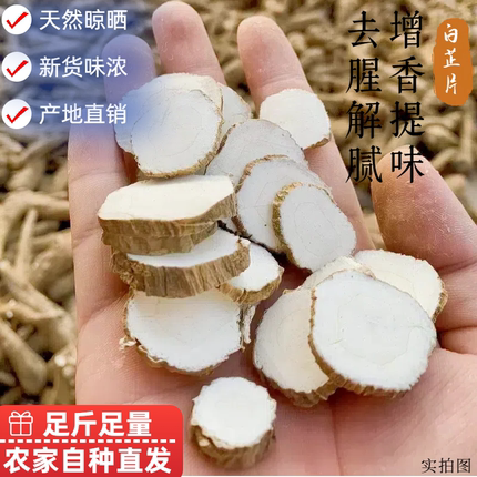 白芷香料当季新货熬汤炖肉去腥农家自种500G包邮调味料白止片商用