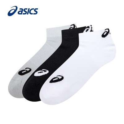 ASICS亚瑟士运动袜男女三双装