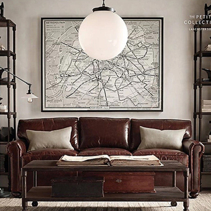 美式乡村复古做旧loft工业风工作室户型客厅皮艺三人双人真皮沙发在类目 住宅家具, 沙发类, 皮艺沙发中 - 来自Buy2taobao.com提供专业的淘宝代购服务