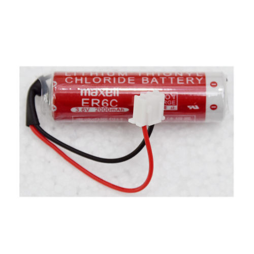 适用于三菱FX1N/2N PLC电池ER6C(AA) 3.6V  MAXELL麦克赛尔电池