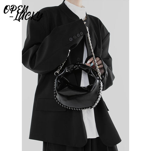 OPEN-LUCKY小众链条腋下包