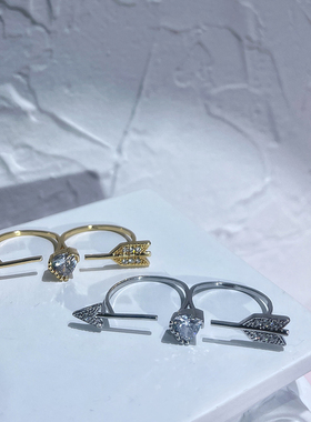 少女心丘比特开口戒指