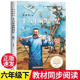 李星华十六年前的回忆李大钊书六年级下册必读的课外书老师推荐经典小学语文同步阅读统编教材配套课文里的作家系列长江文艺出版社