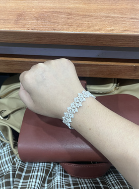 手工DIY编织蕾丝手链小红书同款小众轻奢女可定制