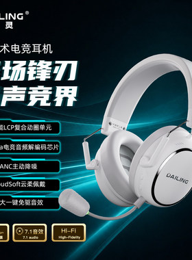 戴灵G4四模2.4G电竞降噪耳机