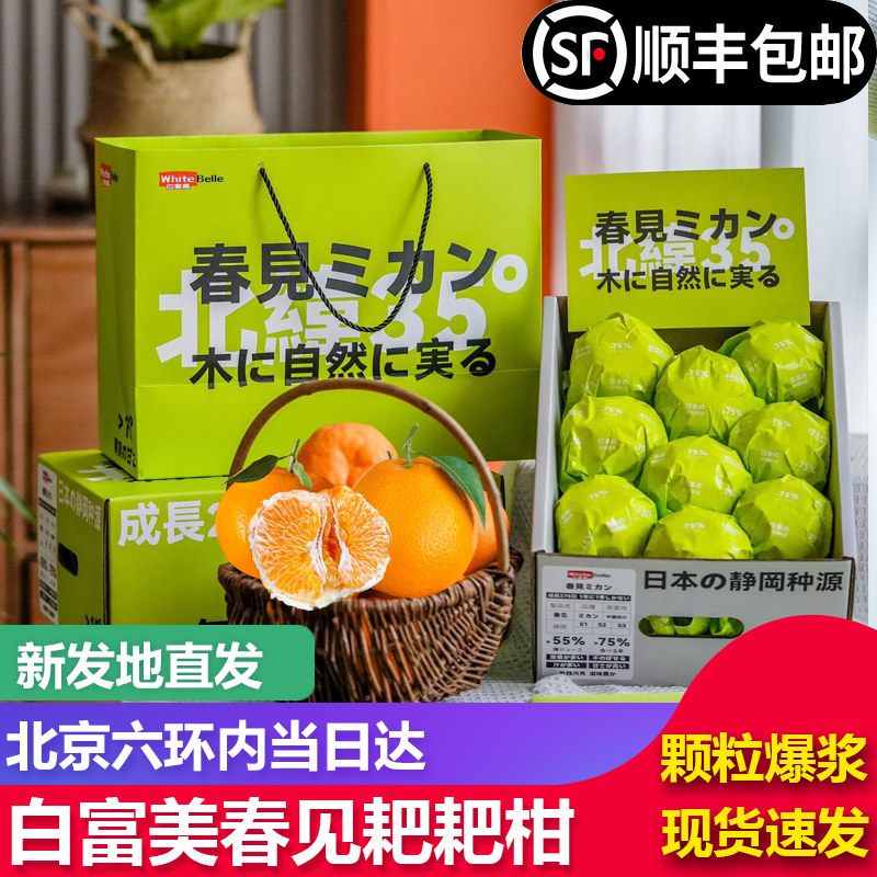 【顺丰包邮】白富美春见耙耙柑7斤礼盒装新鲜柑橘桔子水果丑柑,水产肉类/新鲜蔬果/熟食,桔子,淘宝优惠券,粉丝福利购,淘宝优惠卷
