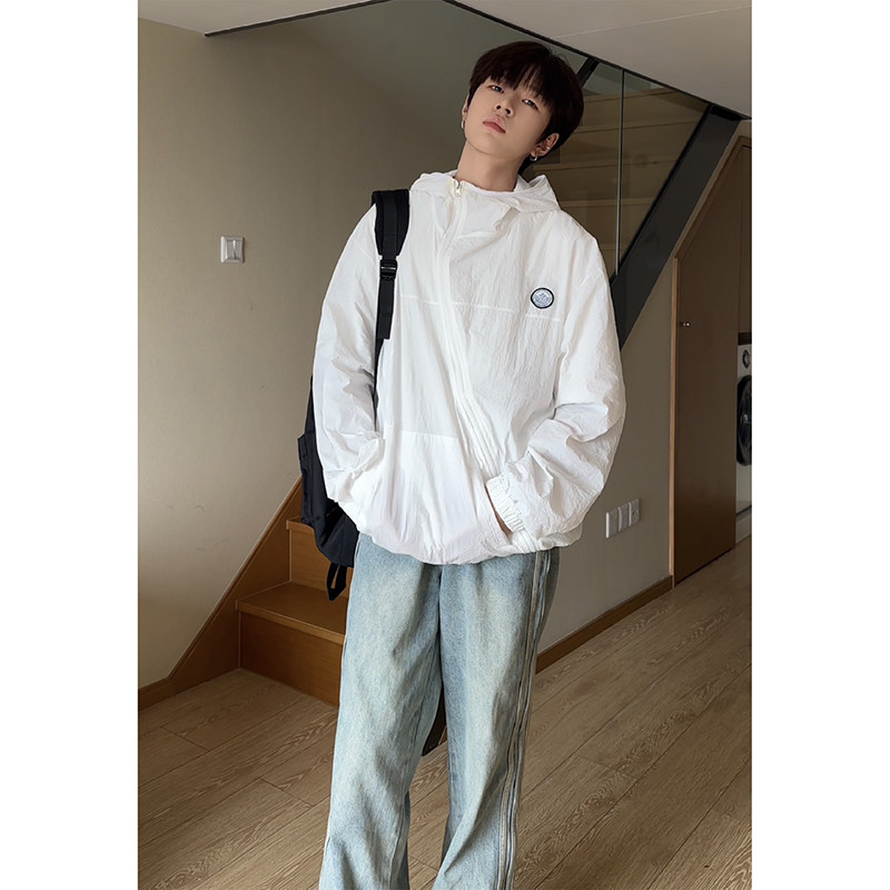 薄款冲锋衣外套日系cityboy机能风夹克户外防晒衣HY335TP45控68,男装夹克,电商A102B