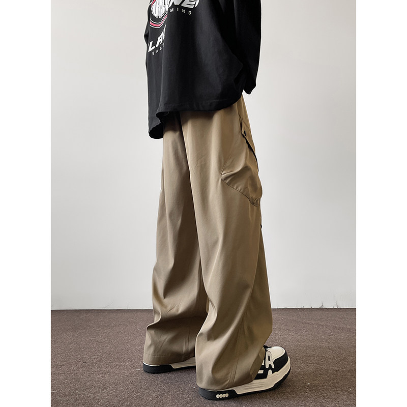 休闲宽松美式高街潮流工装裤直筒hiphop潮牌裤子K507TP50控78,男装休闲裤,电商A102B