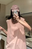 夏天纯色背心男女同款韩版休闲打底无袖T恤宽松汗衫ins潮HY48TP15，男装背心/马甲，电商A102B