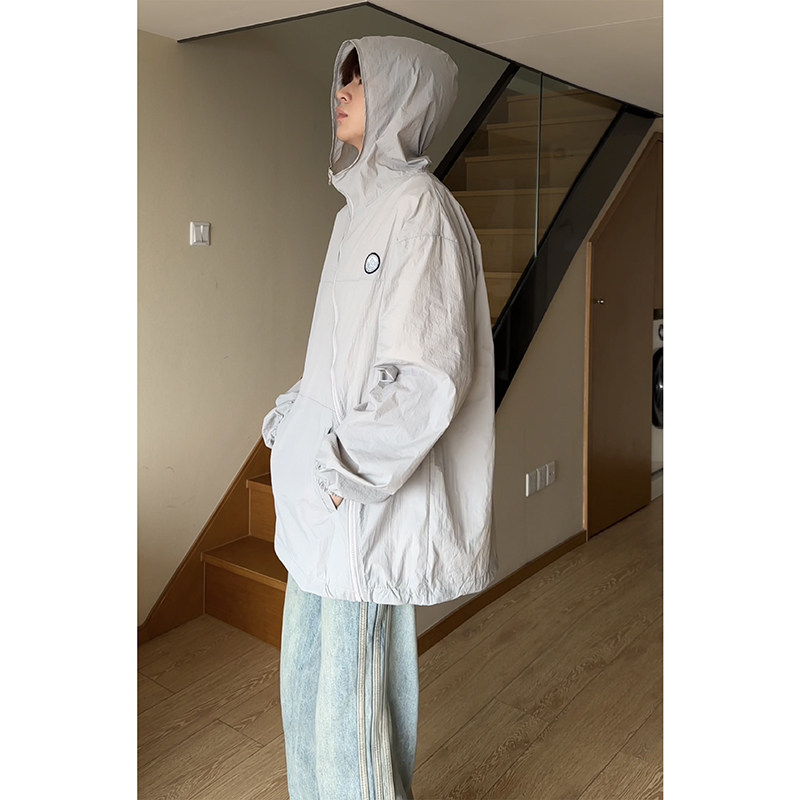 薄款冲锋衣外套日系cityboy机能风夹克户外防晒衣HY335TP45控68,男装夹克,电商A102B