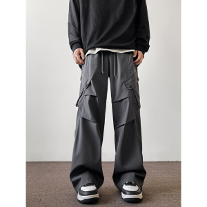 休闲宽松美式高街潮流工装裤直筒hiphop潮牌裤子K507TP50控78图片