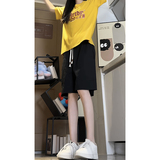 简约夏季cleanfit纯色宽松透气休闲短裤男工装五分裤K373TP35控49，男装牛仔裤，电商A102B