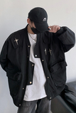 2024春季美式复古夹克潮牌小众宽松百搭休闲外套HY282TP88控128，男装夹克，电商A102B