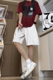 新款夏季高街宽松阔腿运动五分休闲裤柔软针织短裤K546TP30控49，男装休闲裤，电商A102B