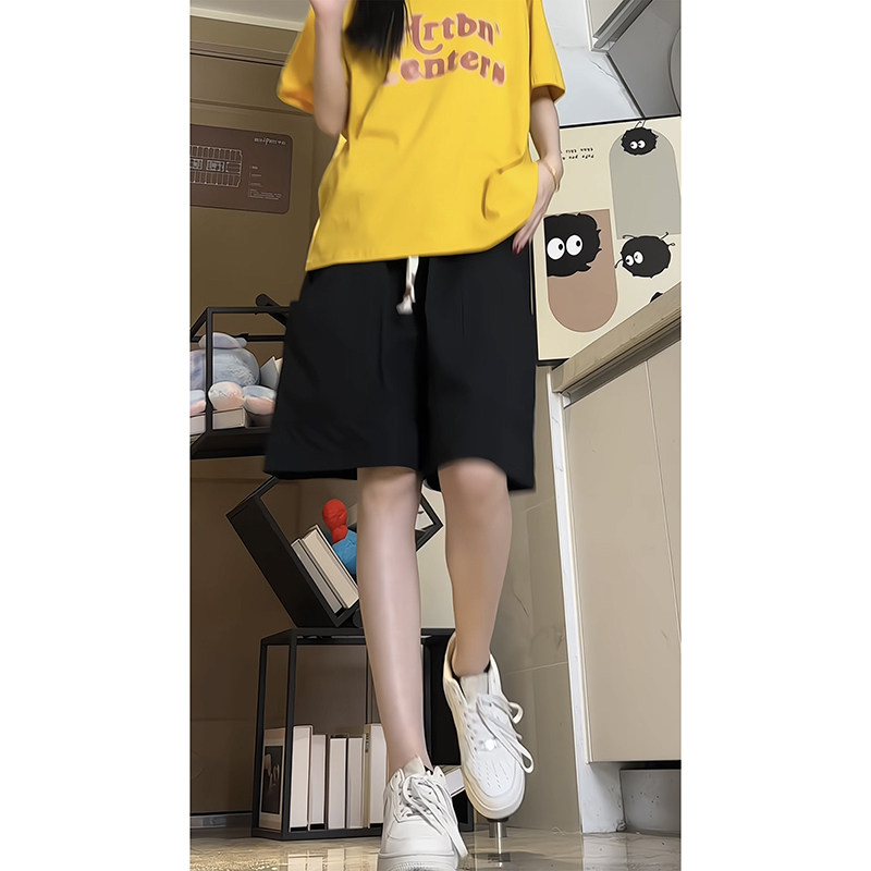 cleanfit纯色宽松透气休闲短裤男简约夏季工装五分裤K373TP35控49,男装休闲裤,电商A102B